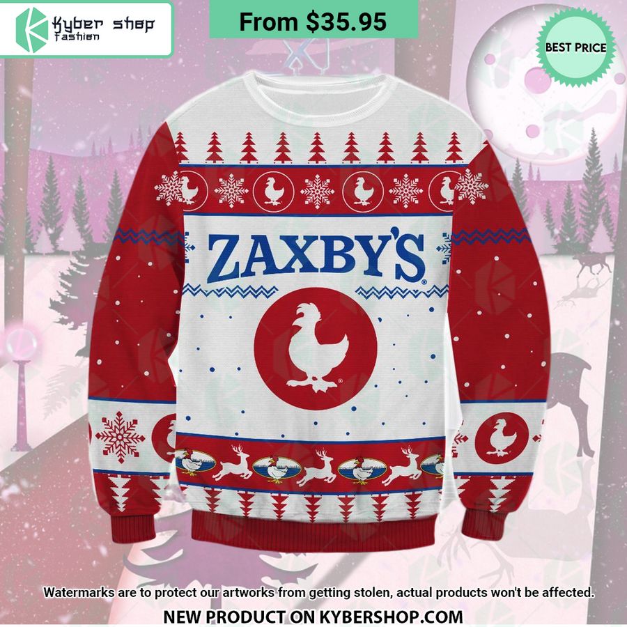 Zaxby'S Christmas Sweater Word2
