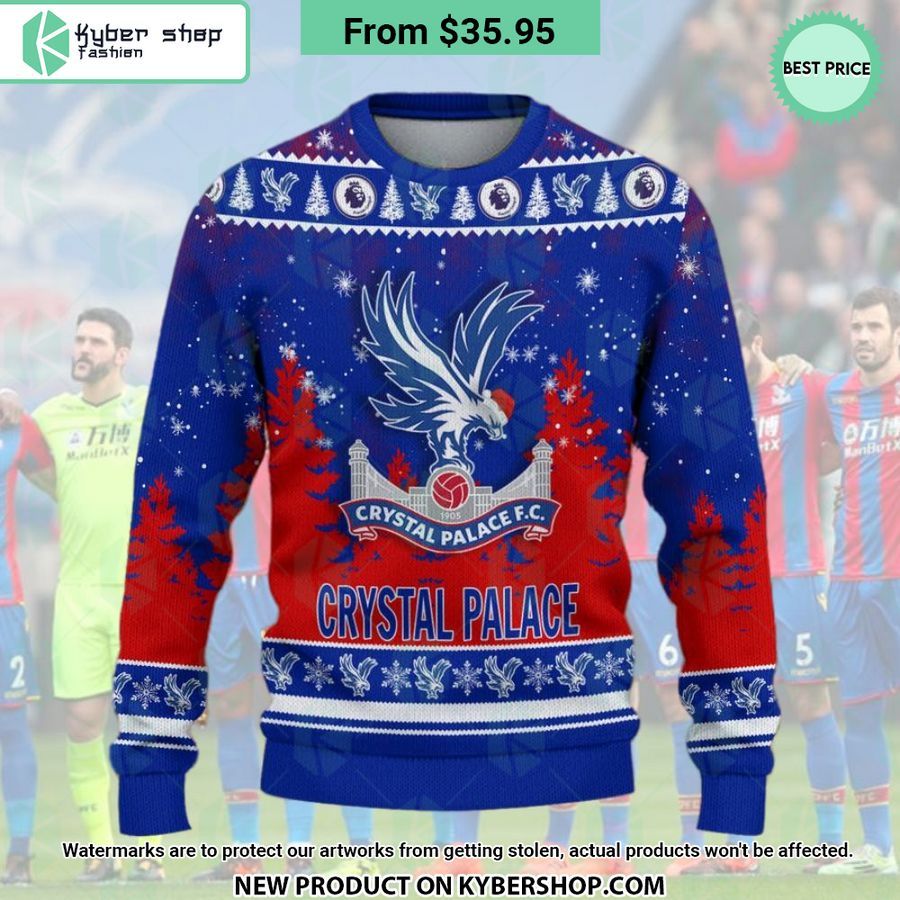 Crystal Palace FC Christmas Sweater 3 Crystal Palace FC Christmas Sweater word2