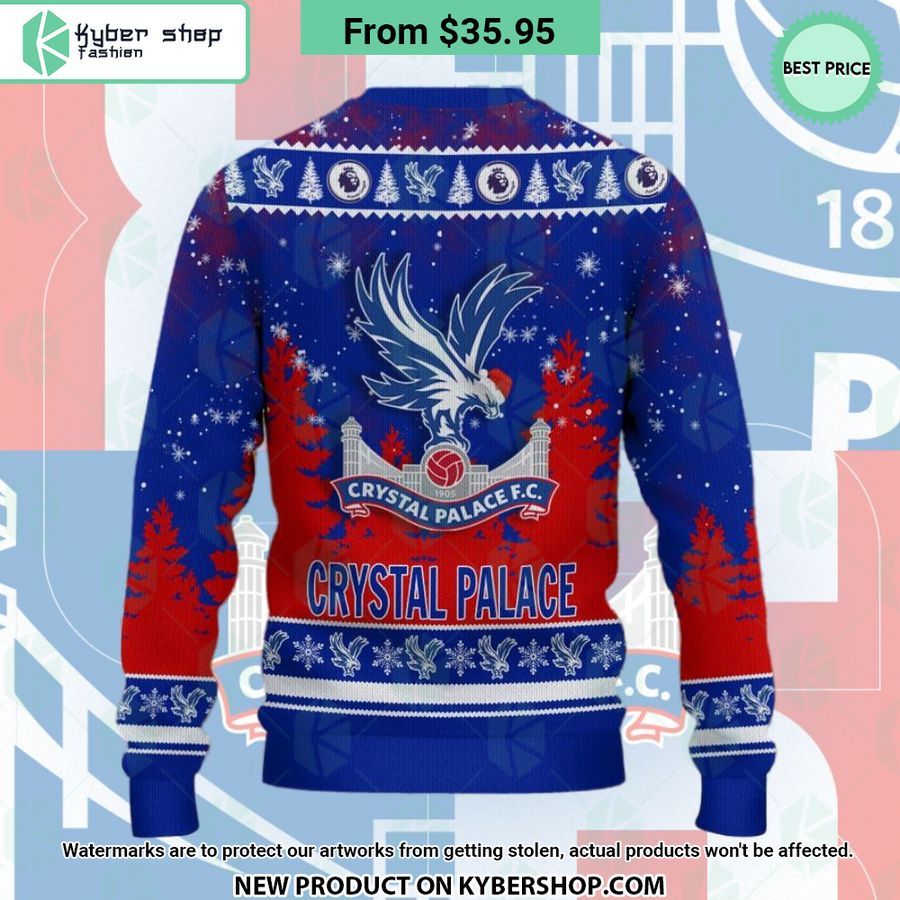 Crystal Palace FC Christmas Sweater 4 Crystal Palace FC Christmas Sweater word2