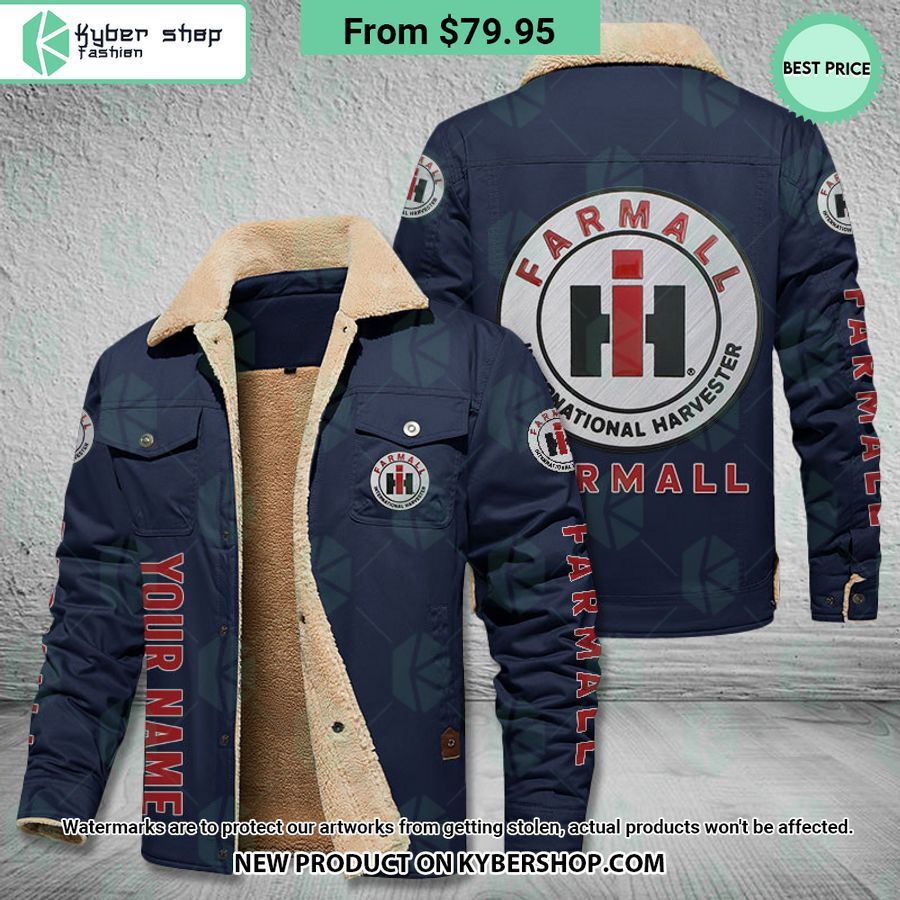 Farmall Fleece Leather Jacket Word3