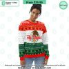 Feliz Navidad Eagles Coat of arms of Mexico Sweater word1