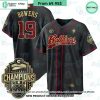 Georgia Bulldogs Back to Back Champions Baseball Jersey word3