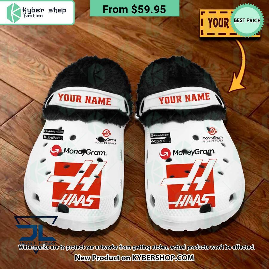 Haas F1 Team Fleece Crocs Crocband Shoes Word2