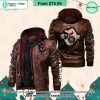 Houston Texans Houston Astros Leather Jacket