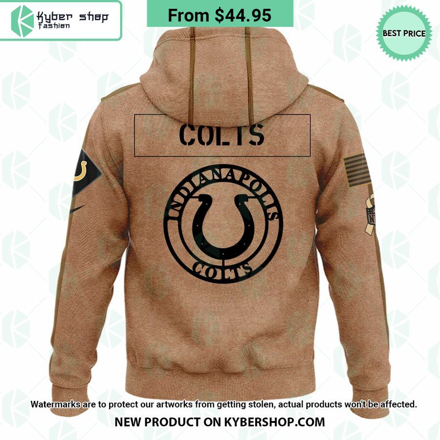Indianapolis Colts Salute To Service Hoodie Word2