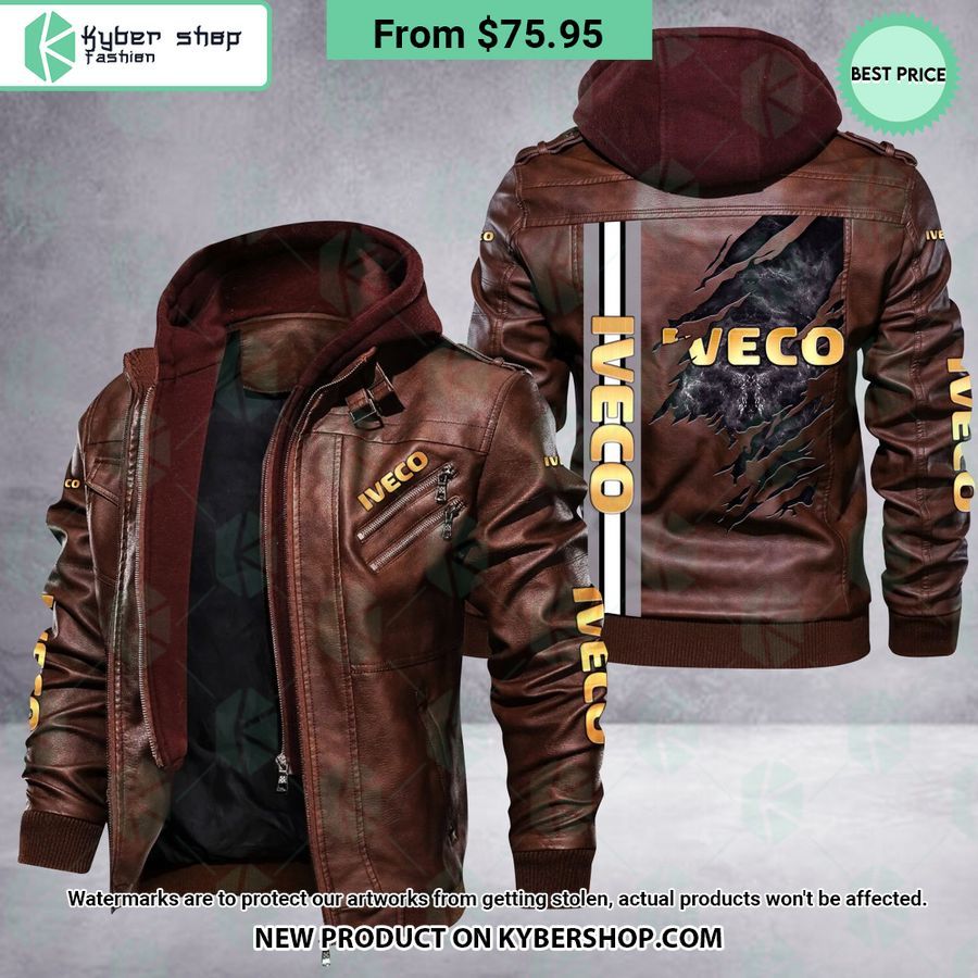 Iveco Leather Jacket Word2