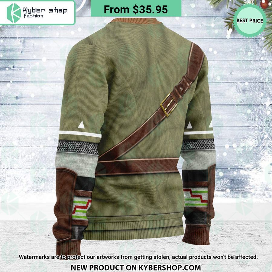 Link Attire Themed Costume Sweater Word2