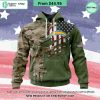 Los Angeles Chargers Camo Design Veterans Day Hoodie word2
