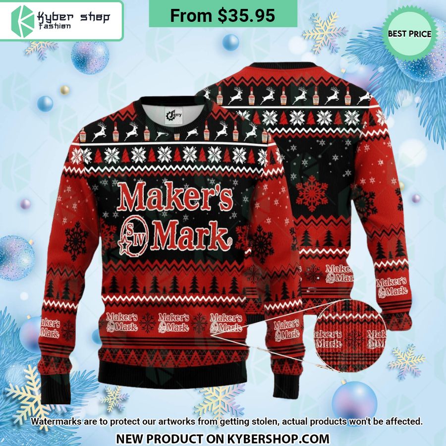 Maker’s Mark Ugly Christmas Sweater Word1