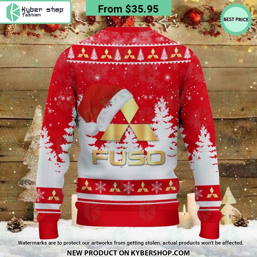 Mitsubishi Fuso Ugly Christmas Sweater Word2