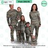 New Orleans Saints NFL Family Holiday Pajamas Set word2