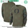 Oregon Ducks Military Salute To Service Veterans Sweatshirt Word2