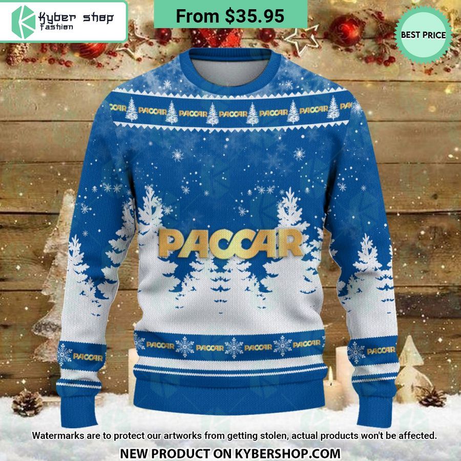 Paccar Ugly Christmas Sweater Word3