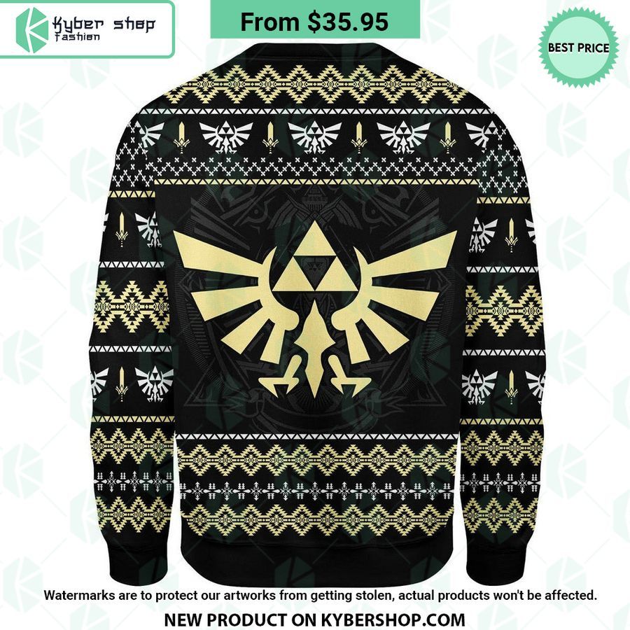 The Legend Of Zelda Christmas Sweater Word3