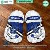 Toronto Maple Leafs Fleece Crocs Crocband Shoes Word3