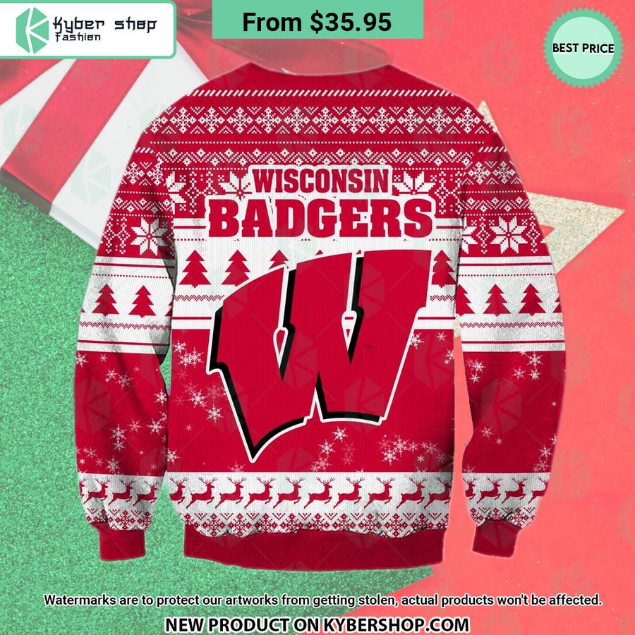 Wisconsin Badgers Grinch Christmas Sweater 3 Wisconsin Badgers Grinch Christmas Sweater word2