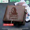 Gold Coast Titans Nrl Leather Wallet Word1