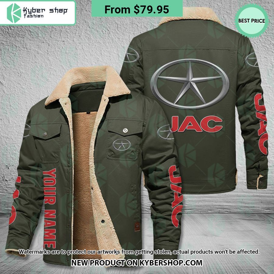 Jac Custom Fleece Leather Jacket Word2