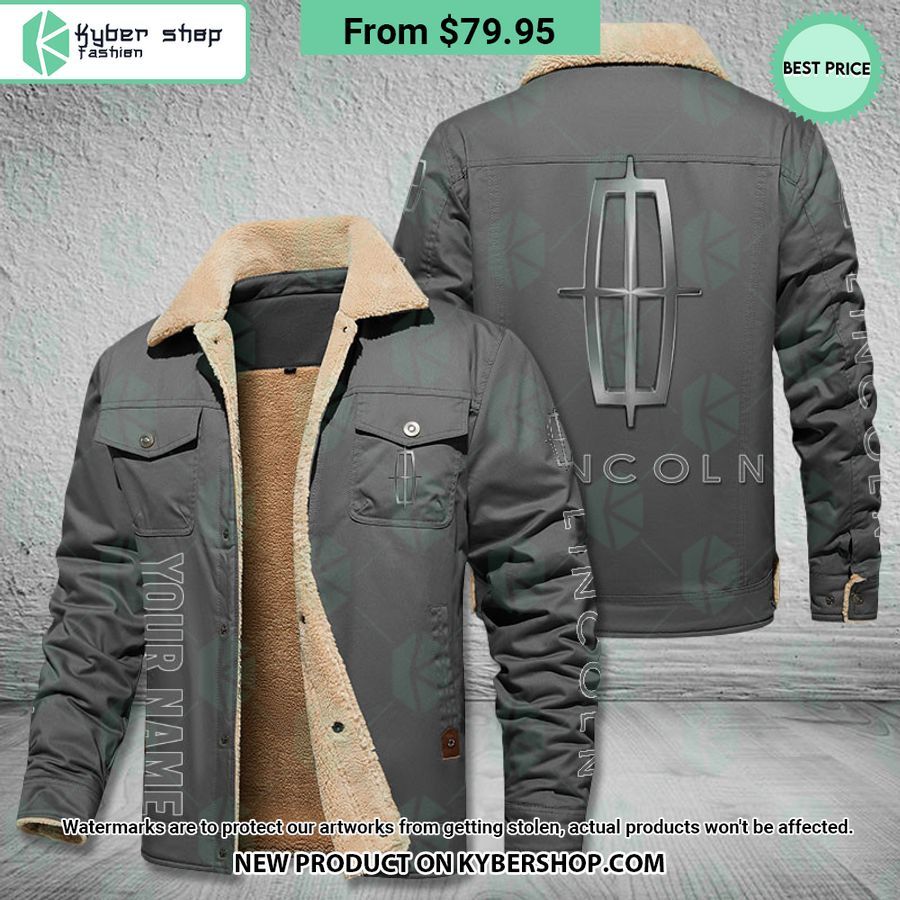 Lincoln Custom Fleece Leather Jacket Word2