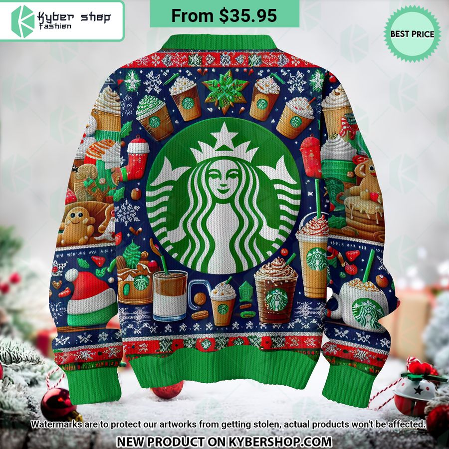 Starbucks Christmas Sweater Word3