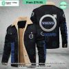 Volvo Custom Fleece Leather Jacket Word2