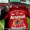 Arsenal Fc 138Th Anniversary Victoria Concordia Crescit Shirt Word1