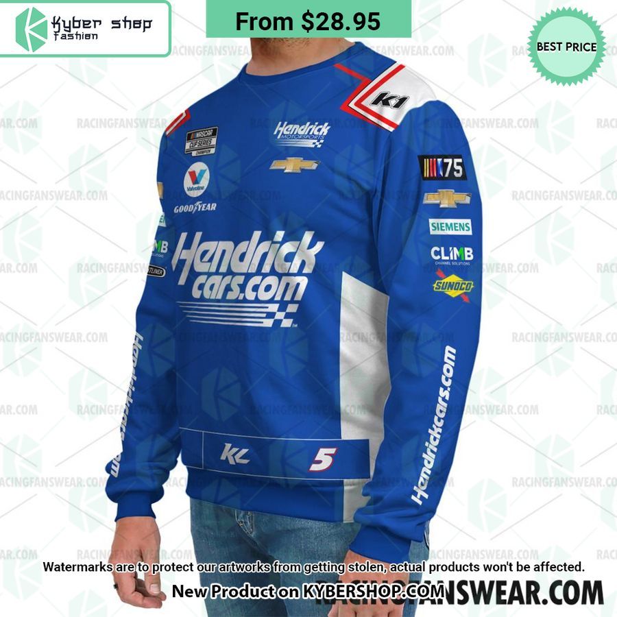 Kyle Larson Nascar 2023 Hendrickcars Racing Uniform Hoodie Word3