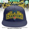 Michigan Wolverines 2024 Rose Bowl Game Champions Snapback Hat Word2